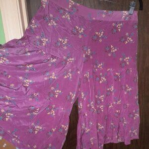 Vintage Beautiful Raw Silk Gaucho/Shorts